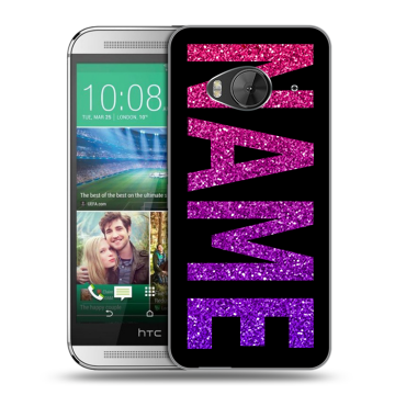 Силиконовый чехол на HTC One ME с принтом NAME