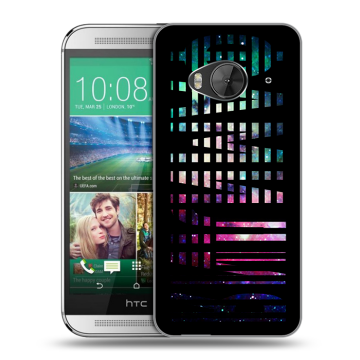 Силиконовый чехол на HTC One ME с принтом ФАМИЛИЯ