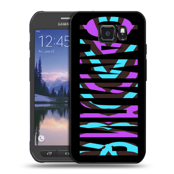 Пластиковый чехол на Samsung Galaxy S6 Active с принтом ФАМИЛИЯ
