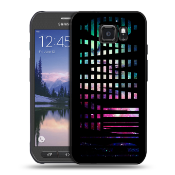 Пластиковый чехол на Samsung Galaxy S6 Active с принтом ФАМИЛИЯ