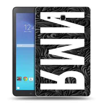 Силиконовый чехол на Samsung Galaxy Tab E 9.6 с принтом ИМЯ