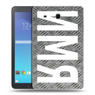Силиконовый чехол на Samsung Galaxy Tab E 9.6 с принтом ИМЯ