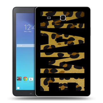 Силиконовый чехол на Samsung Galaxy Tab E 9.6 с принтом NAME