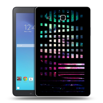 Силиконовый чехол на Samsung Galaxy Tab E 9.6 с принтом ФАМИЛИЯ