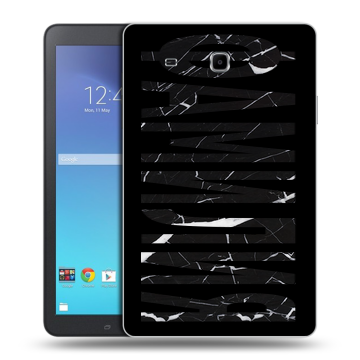 Силиконовый чехол на Samsung Galaxy Tab E 9.6 с принтом ФАМИЛИЯ
