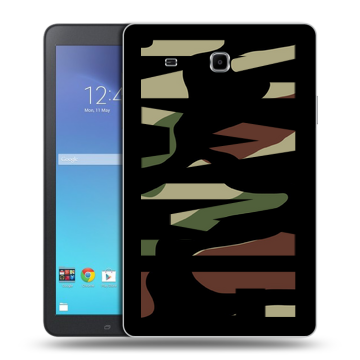 Силиконовый чехол на Samsung Galaxy Tab E 9.6 с принтом NAME