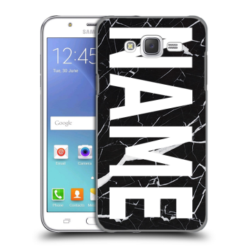 Силиконовый чехол на Samsung Galaxy J5 с принтом NAME