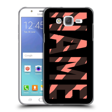 Силиконовый чехол на Samsung Galaxy J5 с принтом NAME