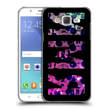 Силиконовый чехол на Samsung Galaxy J5 с принтом ИМЯ