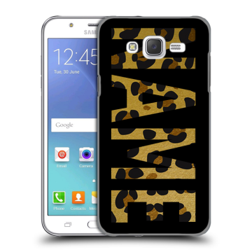 Силиконовый чехол на Samsung Galaxy J5 с принтом NAME