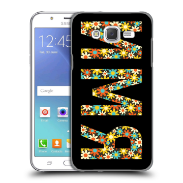 Силиконовый чехол на Samsung Galaxy J5 с принтом ИМЯ