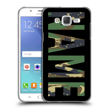 Силиконовый чехол на Samsung Galaxy J5 с принтом NAME