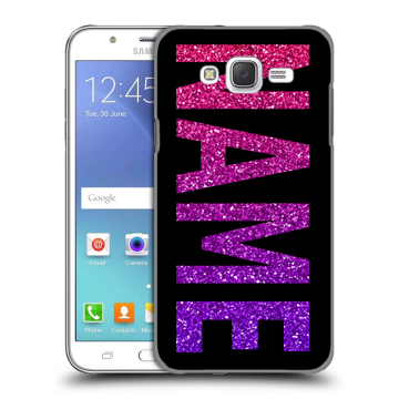 Силиконовый чехол на Samsung Galaxy J5 с принтом NAME