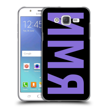Силиконовый чехол на Samsung Galaxy J5 с принтом ИМЯ