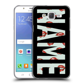 Силиконовый чехол на Samsung Galaxy J5 с принтом NAME