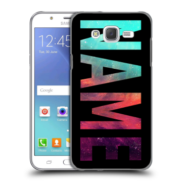 Силиконовый чехол на Samsung Galaxy J5 с принтом NAME