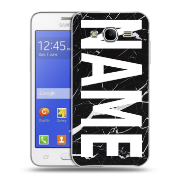Пластиковый чехол на Samsung Galaxy J7 с принтом NAME
