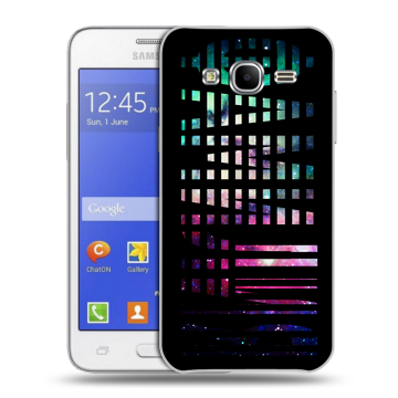 Пластиковый чехол на Samsung Galaxy J7 с принтом ФАМИЛИЯ