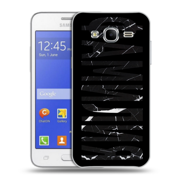 Пластиковый чехол на Samsung Galaxy J7 с принтом ФАМИЛИЯ