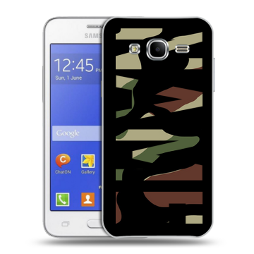 Пластиковый чехол на Samsung Galaxy J7 с принтом NAME