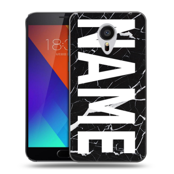 Пластиковый чехол на Meizu MX5 с принтом NAME
