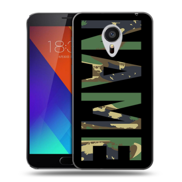 Пластиковый чехол на Meizu MX5 с принтом NAME