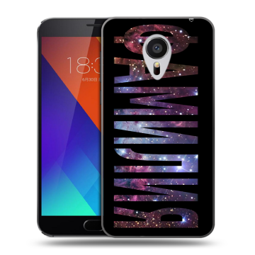 Пластиковый чехол на Meizu MX5 с принтом ФАМИЛИЯ