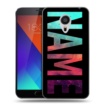 Пластиковый чехол на Meizu MX5 с принтом NAME