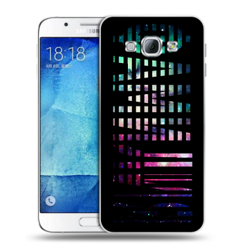 Пластиковый чехол на Samsung Galaxy A8 с принтом ФАМИЛИЯ