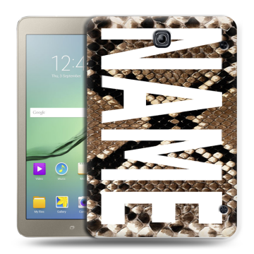 Силиконовый чехол на Samsung Galaxy Tab S2 8.0 с принтом NAME