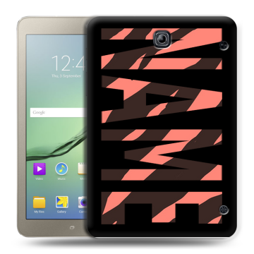 Силиконовый чехол на Samsung Galaxy Tab S2 8.0 с принтом NAME