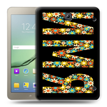 Силиконовый чехол на Samsung Galaxy Tab S2 8.0 с принтом ИМЯ