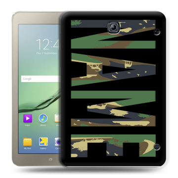 Силиконовый чехол на Samsung Galaxy Tab S2 8.0 с принтом NAME