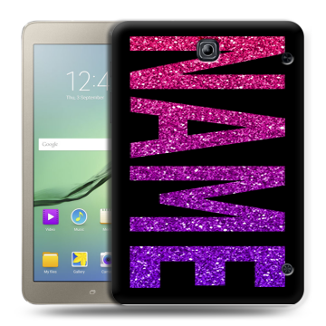 Силиконовый чехол на Samsung Galaxy Tab S2 8.0 с принтом NAME