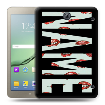 Силиконовый чехол на Samsung Galaxy Tab S2 8.0 с принтом NAME