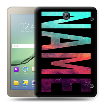 Силиконовый чехол на Samsung Galaxy Tab S2 8.0 с принтом NAME