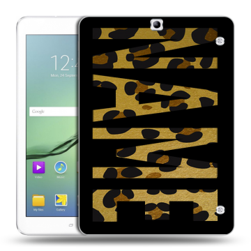 Силиконовый чехол на Samsung Galaxy Tab S2 9.7 с принтом NAME