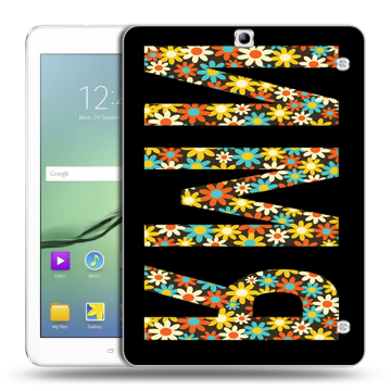 Силиконовый чехол на Samsung Galaxy Tab S2 9.7 с принтом ИМЯ