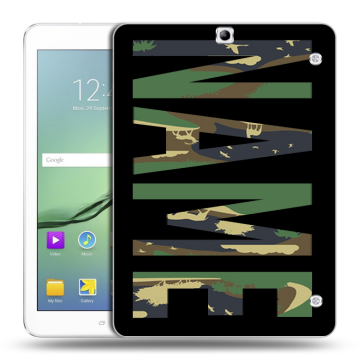 Силиконовый чехол на Samsung Galaxy Tab S2 9.7 с принтом NAME