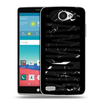 Пластиковый чехол на LG Max с принтом ФАМИЛИЯ