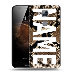 Пластиковый чехол на Huawei G8 с принтом NAME
