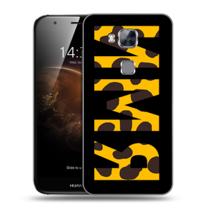 Пластиковый чехол на Huawei G8 с принтом ИМЯ