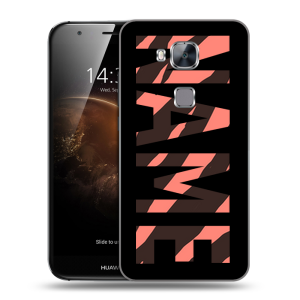 Пластиковый чехол на Huawei G8 с принтом NAME