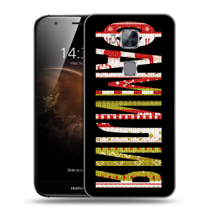 Пластиковый чехол на Huawei G8 с принтом ФАМИЛИЯ