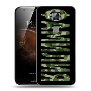 Пластиковый чехол на Huawei G8 с принтом ФАМИЛИЯ