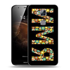 Пластиковый чехол на Huawei G8 с принтом ИМЯ