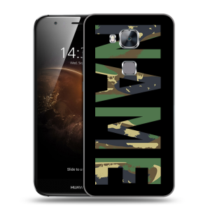 Пластиковый чехол на Huawei G8 с принтом NAME