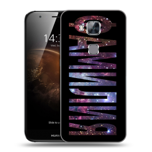 Пластиковый чехол на Huawei G8 с принтом ФАМИЛИЯ