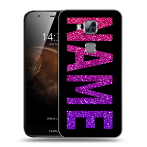 Пластиковый чехол на Huawei G8 с принтом NAME