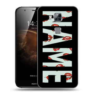 Пластиковый чехол на Huawei G8 с принтом NAME